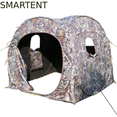 Acheter tentes ouvertes rapides de chasse du polyester 190T avec 1 - structure à une seule couche de 2 portes fabrication en ligne