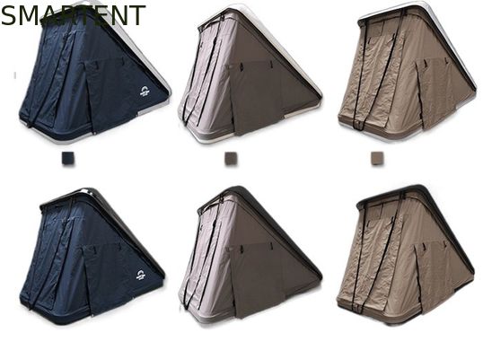 Acheter Tente universelle extérieure de dessus de toit de Shell dur gris argenté avec la ventilation 210*125*90CM fabrication en ligne