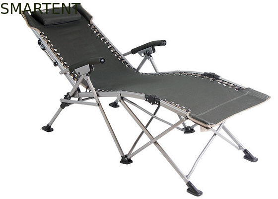 Acheter Cadre de tube en acier Portable Compact Camping Salons de plage pliants 65*105*53CM fabrication en ligne