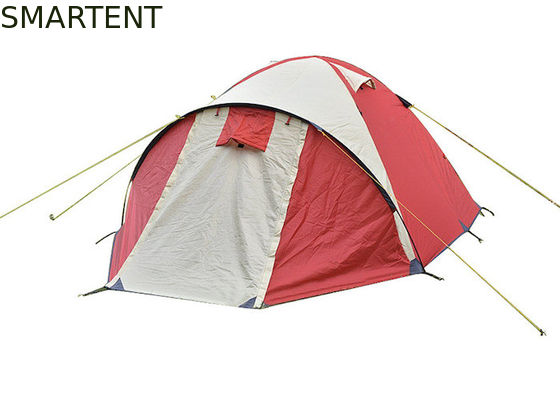 Acheter 350*210*135CM à l'extérieur Four Season Camper Shelter Tente de trekking en PU revêtue de deux couches fabrication en ligne