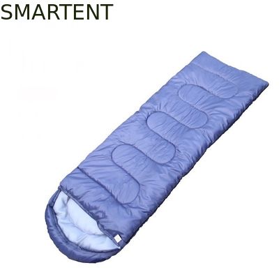 Acheter Sac de couchage de montagne extérieur bleu imperméable à l'eau 190T polyester 210 * 75cm fabrication en ligne