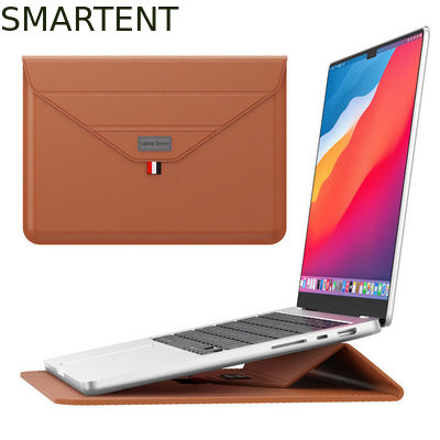 Acheter Fashion Luxe Brown PU Laptop Liner Case Sac à manches Pour les professionnels en déplacement fabrication en ligne