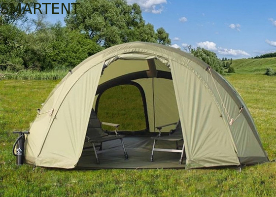 2 personnes abri de pêche imperméable à l'eau 210D Oxford tentes de camping gonflables 320 * 250 * 160CM fournisseur
