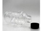 300ml CHOIENT les bouteilles d'eau transparentes de séance d'entraînement le coq qu'unique du feu a formé le flacon liquide de l'eau en plastique fournisseur
