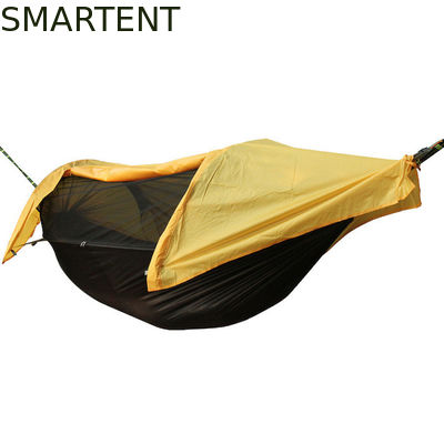 Acheter Tente de camping portable en polyester à l' eau à l' extérieur de 270 x 140 cm Tente de camping portable en polyester 70D Ripstop Nylon Réseau de moustiques hamac 2 en 1 fabrication en ligne