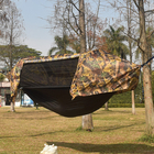 Tente de camping portable en polyester à l' eau à l' extérieur de 270 x 140 cm Tente de camping portable en polyester 70D Ripstop Nylon Réseau de moustiques hamac 2 en 1 fournisseur