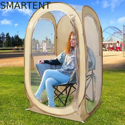 Tentes de sport à l'épreuve de l'eau Beige 35*35*60 pouces UV protégé Pop Up avec installation facile Inclut le sac de transport piquets cordes fournisseur