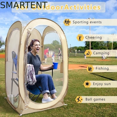 Tentes de sport à l'épreuve de l'eau Beige 35*35*60 pouces UV protégé Pop Up avec installation facile Inclut le sac de transport piquets cordes fournisseur