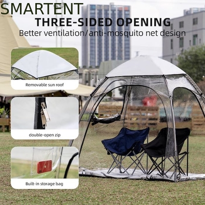 Tentes de sport en extérieur imperméables à l'eau transparentes en PVC à protection UV fournisseur