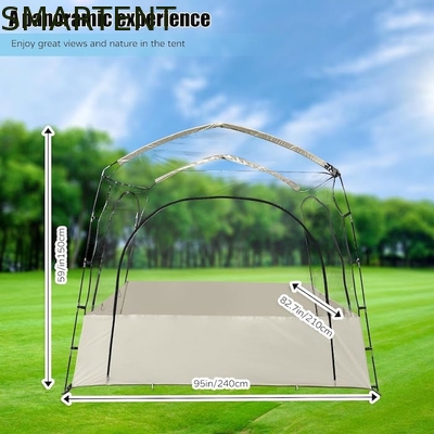 2.41*2.10*1.50M 6 personnes cadre en fibre de verre robuste Tentes sportives avec protection UV et conception imperméable fournisseur