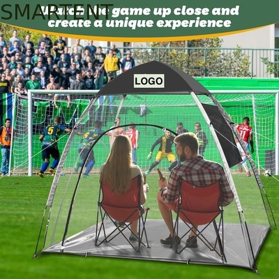 5.25*4.27*5.9FT Tentes de sport en PVC transparentes en polyester noir résistant à l'eau à l'extérieur fournisseur