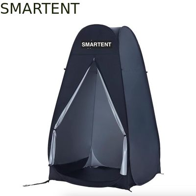 Acheter 120*120*200CM Tentes de protection de la vie privée avec fermeture à glissière Porte argentée enduite en polyester abri de camping étanche fabrication en ligne