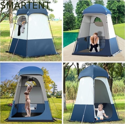 160*160*240CM Bleue imperméable à l'eau 210T Polyester Pop Up Tentes de confidentialité avec protection UV pour le camping et les événements en plein air fournisseur