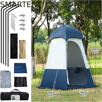 160*160*240CM Bleue imperméable à l'eau 210T Polyester Pop Up Tentes de confidentialité avec protection UV pour le camping et les événements en plein air fournisseur