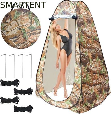 Acheter 47.2*47.2*74.8 pouces Camouflage personnalisé 190T Polyester Pop Up Tentes de confidentialité avec protection UV Conception imperméable à l'eau fabrication en ligne