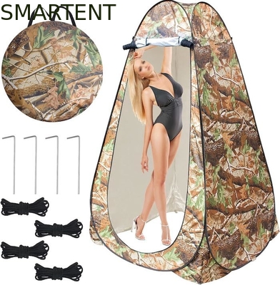 47.2*47.2*74.8 pouces Camouflage personnalisé 190T Polyester Pop Up Tentes de confidentialité avec protection UV Conception imperméable à l'eau fournisseur