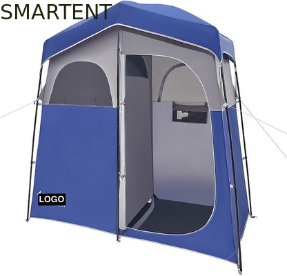 2.11*1.07*2.13M Polyester bleu étanche Tentes d'intimité avec pleine couverture Fermeture à glissière fournisseur