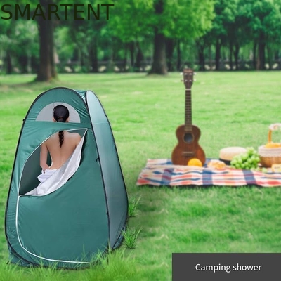 74.5*47*47 pouces de polyester vert Tente d'intimité instantanée avec couverture complète pour camping plage et événements en plein air fournisseur