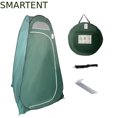 74.5*47*47 pouces de polyester vert Tente d'intimité instantanée avec couverture complète pour camping plage et événements en plein air fournisseur