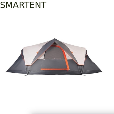 410*210*140CM Tente de camping en polyester gris 6 saisons avec plancher étanche / fenêtres en maille fournisseur