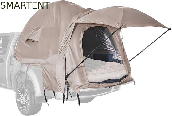 82.7*66.9*66.9 pouces Khaki 210D en argent enduit polyester Tente de camionnette avec fenêtres ventilées pour le camping en plein air fournisseur
