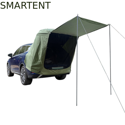 200*120*240CM Armée vert étanche à l'eau enduit d'argent Polyester 210D SUV Tente de camping Facilité d'installation pour 2 personnes Protection UV fournisseur