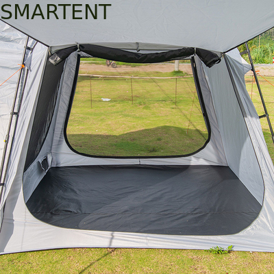 220*220*195CM en fibre de verre pour 4 personnes Gris PU2000MM Polyester 210D SUV Tente de camping imperméable à l'eau avec protection UV Facile à installer fournisseur