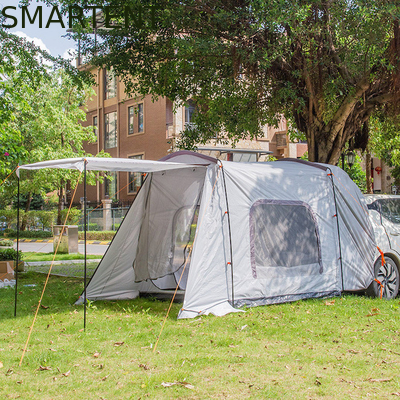Extérieur 260*180*190CM Couleur grise imperméable à l'eau PU2000MM enduit de polyester 210D Facilité d'installation hors route Véhicule abri de camping fournisseur