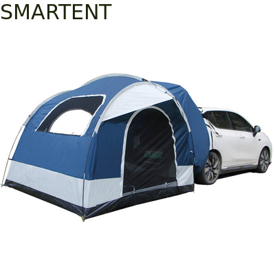 250*250*200CM PU2000MM enduit de polyester 210D Tente de camping SUV à 2 portes avec poteaux en fibre de verre et fenêtres en maille fournisseur