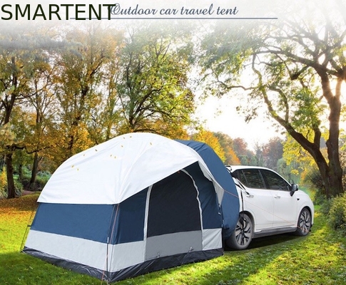 250*250*200CM PU2000MM enduit de polyester 210D Tente de camping SUV à 2 portes avec poteaux en fibre de verre et fenêtres en maille fournisseur