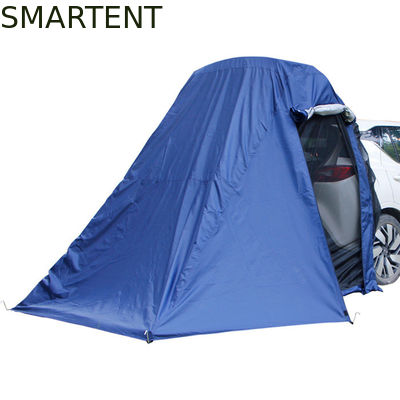 Acheter 245*200*220CM 2 personnes Polyester argenté bleu revêtu 190T véhicule utilitaire de sport tente de camping imperméable fabrication en ligne