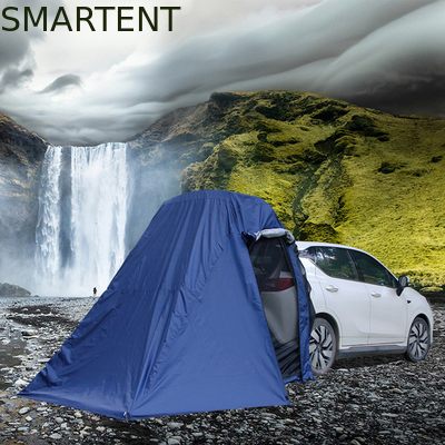 245*200*220CM 2 personnes Polyester argenté bleu revêtu 190T véhicule utilitaire de sport tente de camping imperméable fournisseur