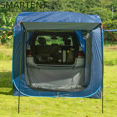 200*200*196CM Plaqué en argent 210T Pop UP Tente SUV avec conception imperméable à l'eau et protection UV fenêtres en maille fournisseur