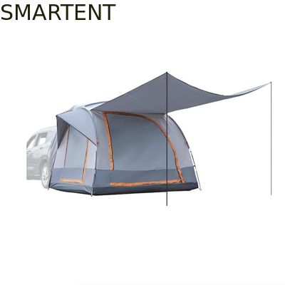 Acheter Tente de camping pour SUV 210D en polyester recouvert de gris pour 6 personnes avec fenêtres en maille et protection UV fabrication en ligne
