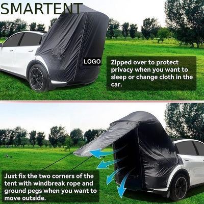 Tente de camping Tesla légère 4 saisons Noir couleur imperméable à l'eau Polyester enduit d'argent 210D Installation rapide en 10 minutes fournisseur