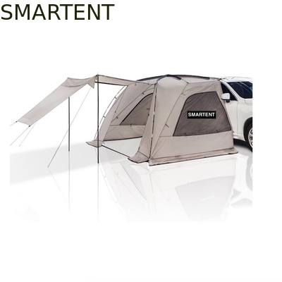 2.49*3.20*1.91M Tente de camping pour voiture grise portable imperméable PU3000MM Tissu en polyester revêtu Pour l'aventure en plein air fournisseur