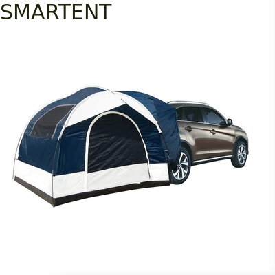 2.44*2.44*2.19M 6 personnes Tente de camping pour voiture en polyester revêtu d'un revêtement imperméable bleu avec 2 fenêtres 4 saisons fournisseur