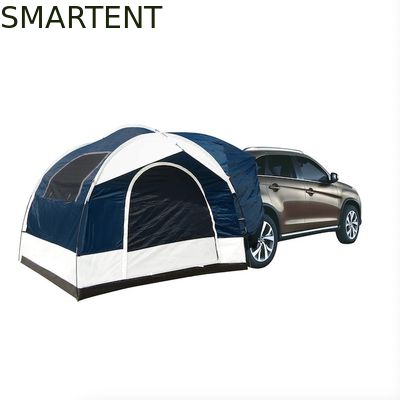 Acheter 2.44*2.44*2.19M 6 personnes Tente de camping pour voiture en polyester revêtu d'un revêtement imperméable bleu avec 2 fenêtres 4 saisons fabrication en ligne