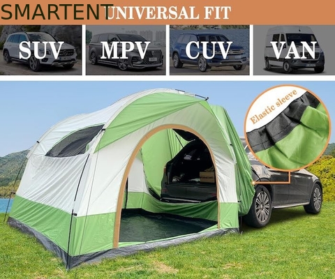 8.2*8.2*6.6Ft Double couleur imperméable à l'eau PU3000MM enduit de polyester 210T Toutes les saisons Véhicule Tente de camping Installation facile fournisseur