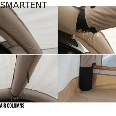660*290*180CM Installation facile Khaki 210D Ocford Tente de camping Tesla gonflable 4 saisons abri avec mouche de pluie fournisseur