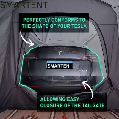Tente de camping en fibre de verre pour Tesla 3 saisons modèle gris imperméable à l'eau Installation rapide en 10 minutes fournisseur