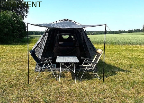 330*240*210CM Tente de camping Tesla légère automatique gris imperméable à l'eau PU2000MM enduite en polyester 210D pour 4 personnes fournisseur