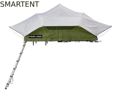 56*96*48'inches double couleur chauffant service cadre en aluminium imperméable à l'eau 600D Ripstop polyester Tesla toit tente de camping fournisseur