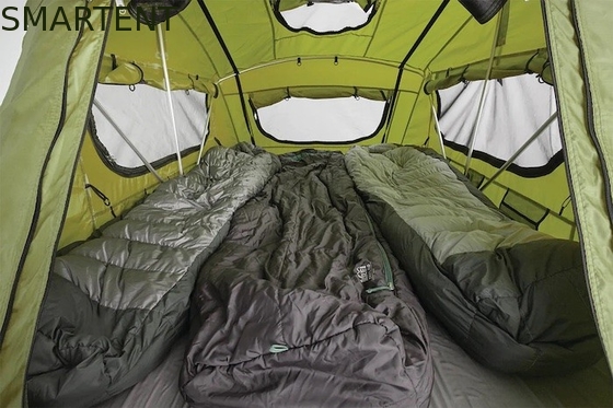56*96*48'inches double couleur chauffant service cadre en aluminium imperméable à l'eau 600D Ripstop polyester Tesla toit tente de camping fournisseur