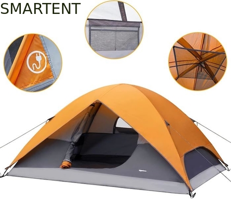 4 personnes 2.74*2.13*1.22M Tentes de glamping ultra-légères pour 3 saisons en fibre de verre en aluminium ou en acier 1,5-2,5 m de hauteur fournisseur