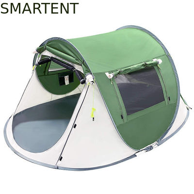 Acheter 2 personnes 245*148*100CM Polyester étanche vert Camping extérieur Spacieux Pop Up Boat Tent Avec Ventilation en maille fabrication en ligne