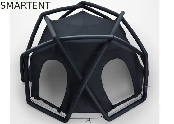 Acheter 300*270*170 cm Noir imperméable à l'eau 210T Deluxe Double couche inflatable Queen Tent Avec piscine gonflable Et protection UV fabrication en ligne