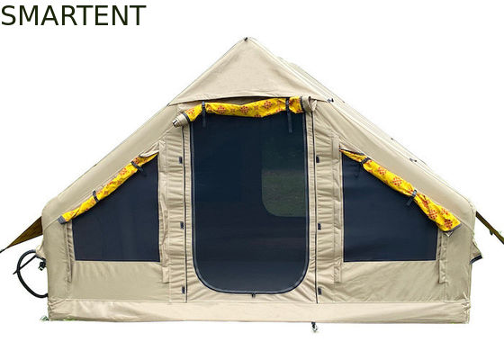 Acheter 395*300*200CM Chambre de camping imperméable à l'eau en Khaki Oxford 600D PVC 4-8 personnes résistant aux rayons UV fabrication en ligne