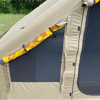 395*300*200CM Chambre de camping imperméable à l'eau en Khaki Oxford 600D PVC 4-8 personnes résistant aux rayons UV fournisseur