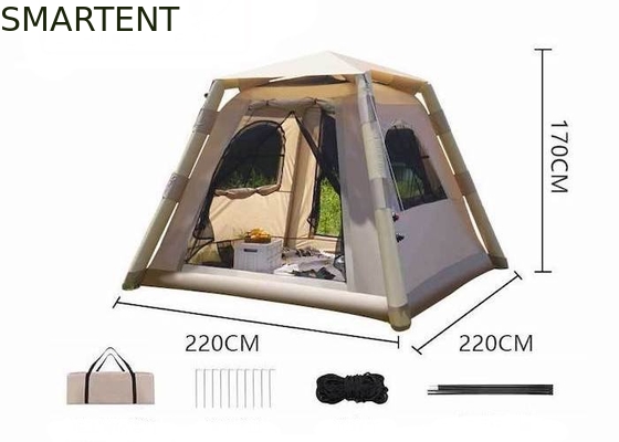 Tente de camping gonflable polyvalente pour 2 à 4 personnes fournisseur